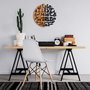 Wallity i Love My World - 330 Escultura de pared Negro y Nogal